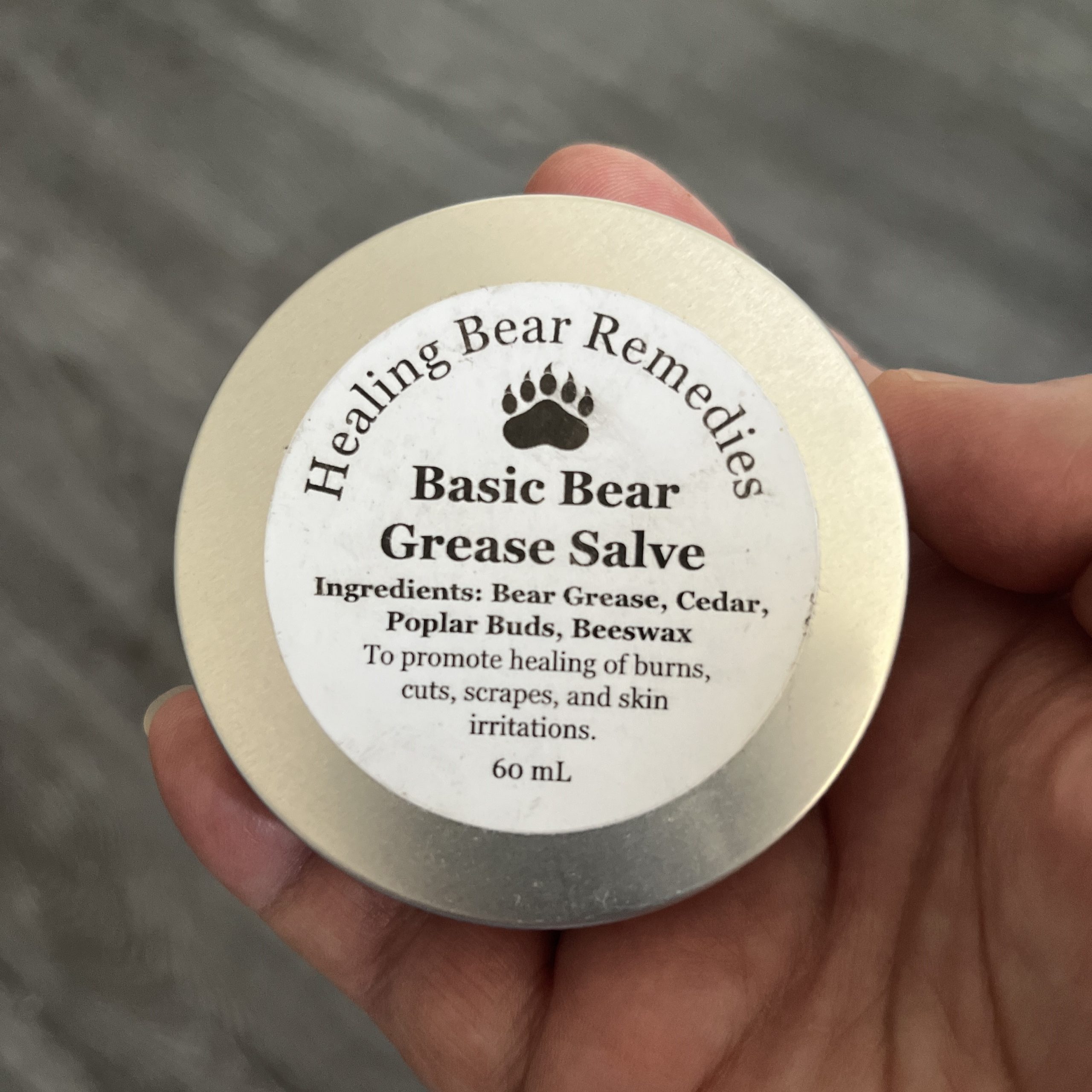 Healing Bear Remedies Basic Bear Grease Salve